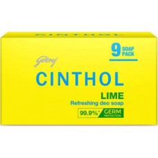 Cinthol Lime Soap, 100g (Pack of 9)  (9 x 100 g)