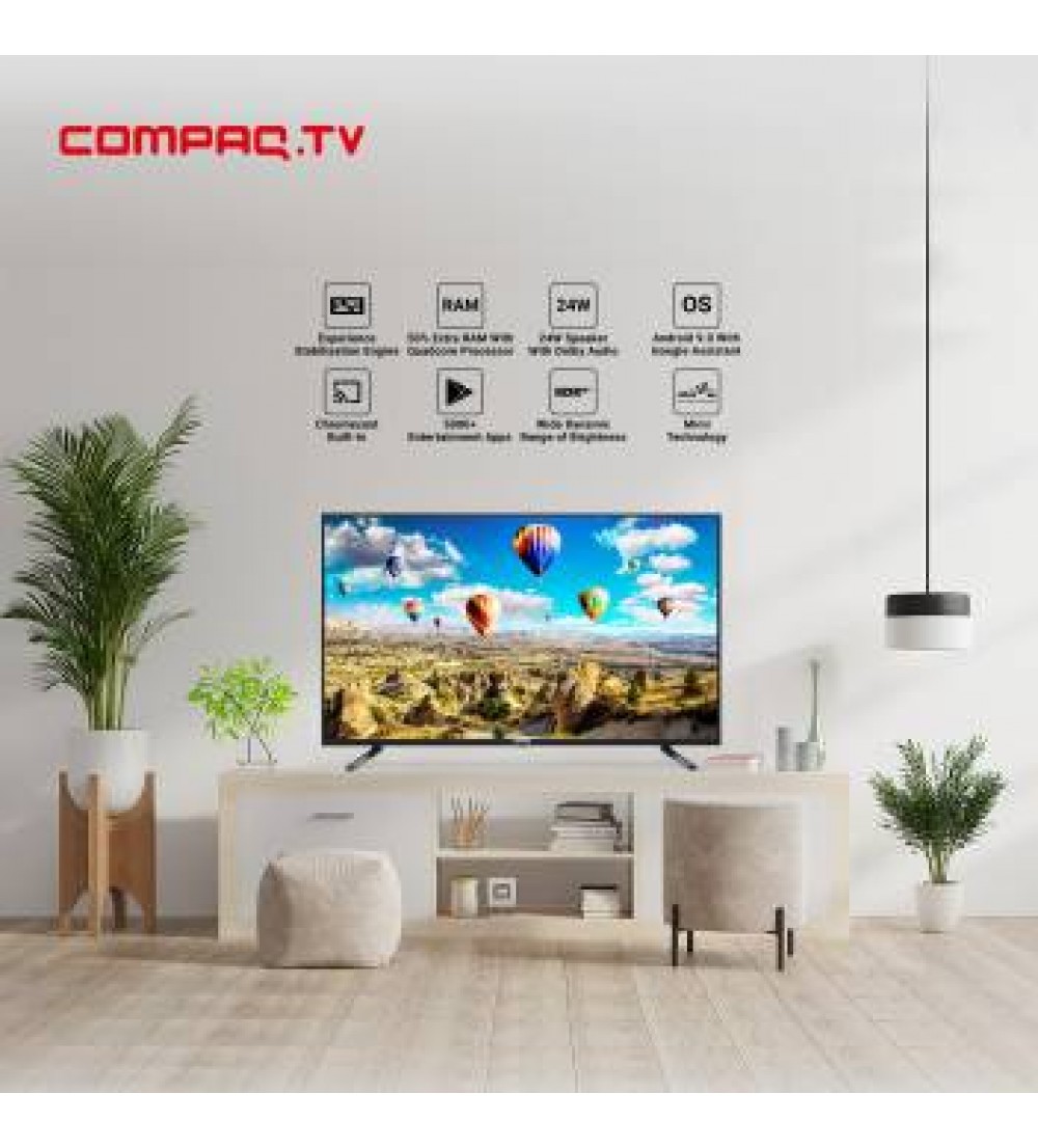 Compaq ER Series 126 cm (50 inch) Ultra HD (4K) LED Smart Android TV  (CQ50APUD)