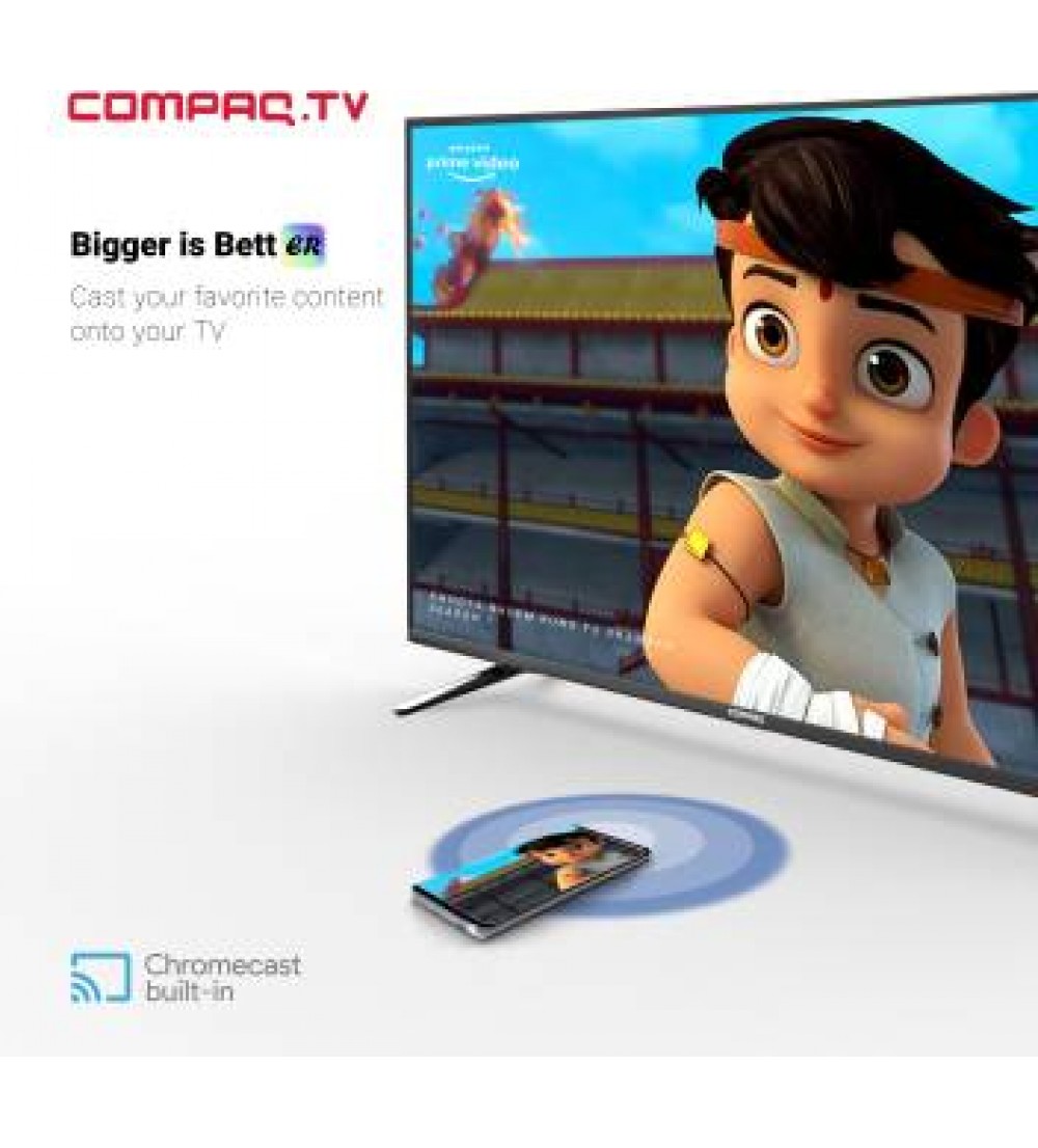 Compaq ER Series 126 cm (50 inch) Ultra HD (4K) LED Smart Android TV  (CQ50APUD)