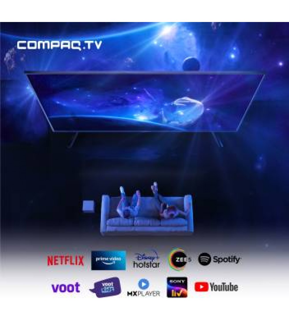 Compaq ER Series 126 cm (50 inch) Ultra HD (4K) LED Smart Android TV  (CQ50APUD)