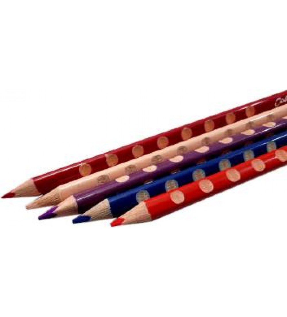 DOMS Majestic Basket 24 Groove Colour Pencils Alongwith 28 Shades of Plastic Crayons Colour