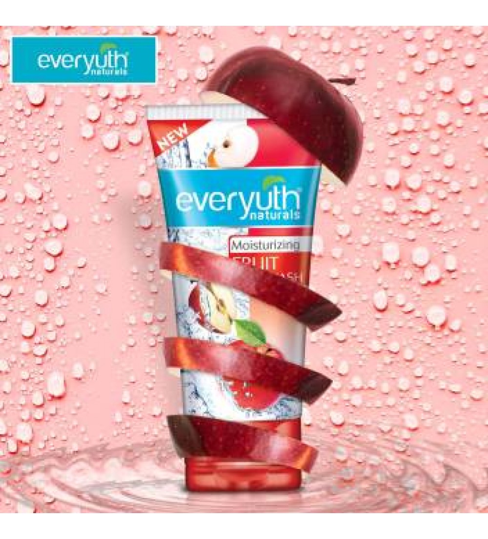 Everyuth Naturals Moisturising Fruit Face Wash  (10% Extra in Pack)  (100 g)