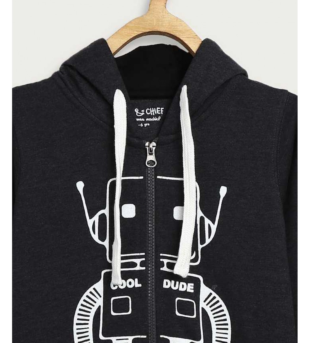 Miss & Chief  Full Sleeve Graphic Print Boys Sweatshirt