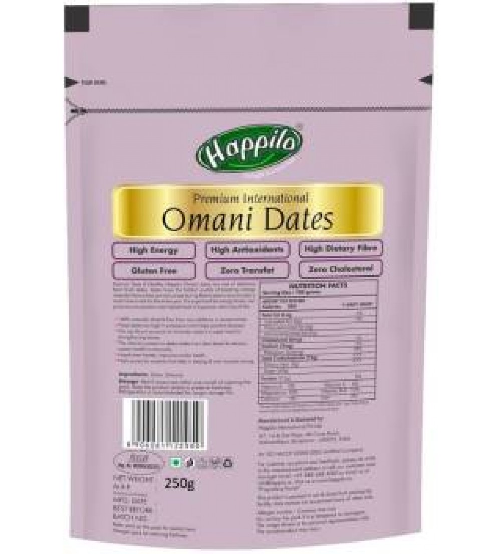Happilo Premium International Omani Dates  (2 x 250 g)