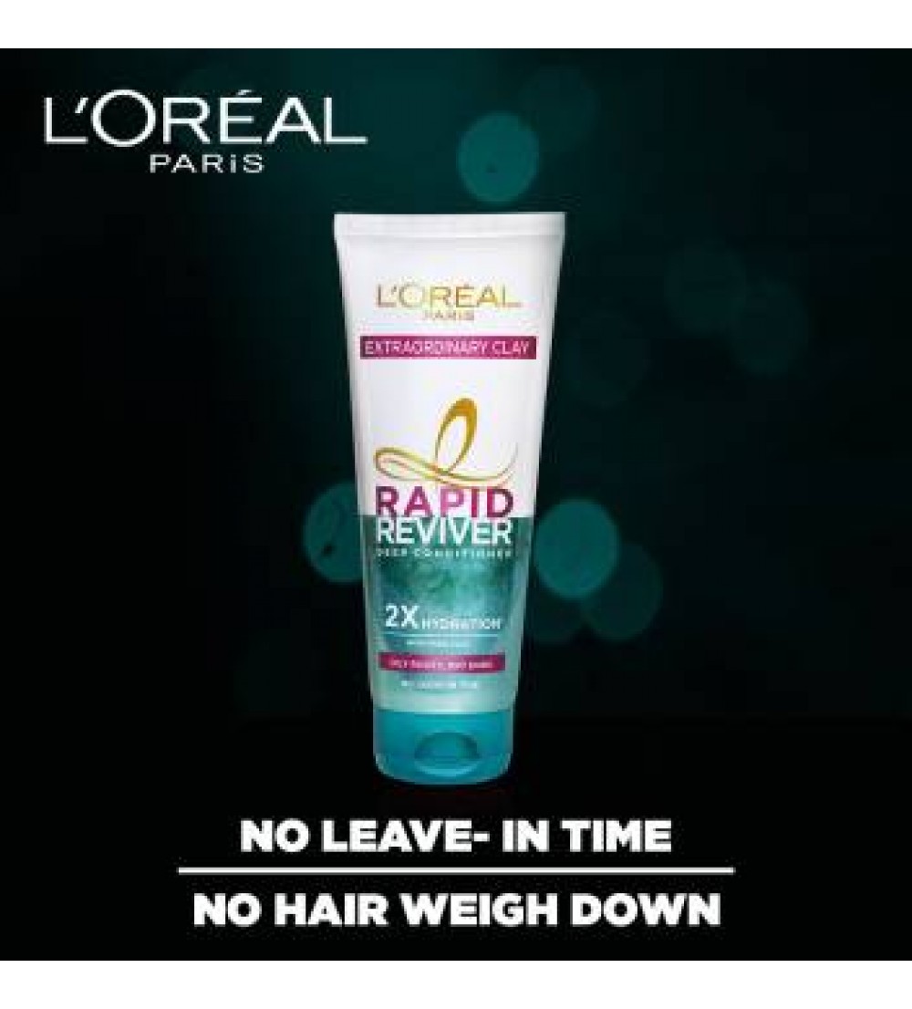 L'Oreal Paris Rapid Reviver Extraordinary Clay Deep Conditioner  (180 ml)