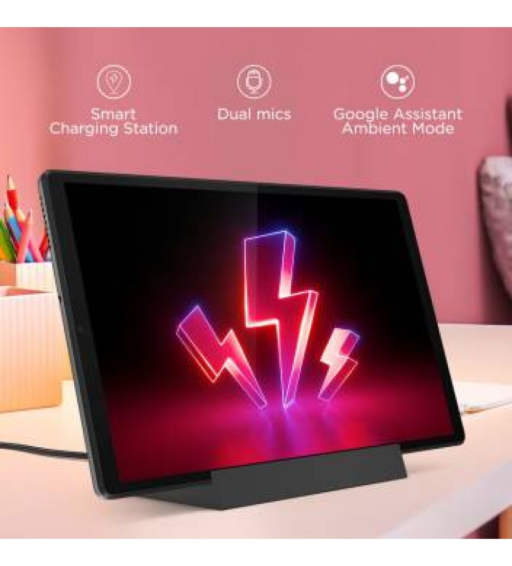 Lenovo Smart Tab M10 FHD Plus (2nd Gen) with Google Assistant 4 GB RAM 128 GB ROM 10.3 inch with Wi-Fi+4G Tablet (Iron Grey)