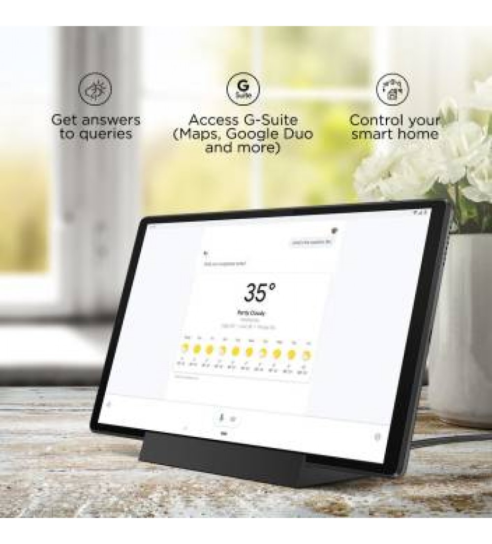 Lenovo Smart Tab M10 FHD Plus (2nd Gen) with Google Assistant 4 GB RAM 128 GB ROM 10.3 inch with Wi-Fi+4G Tablet (Iron Grey)