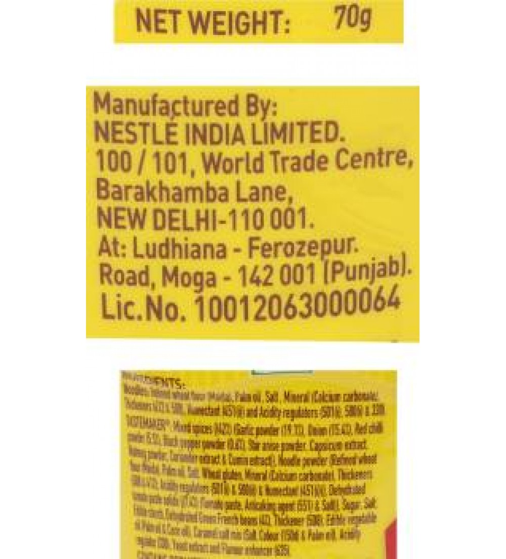 Maggi Chilly Chow Cup Noodles Vegetarian  (70 g)