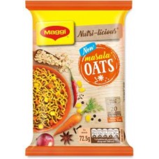 Maggi Nutri-licious Oats Masala Instant Noodles Vegetarian  (72.5 g)