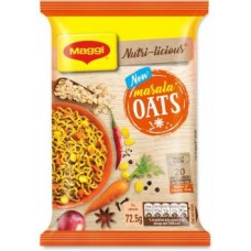 Maggi Nutri-licious Oats Masala Instant Noodles Vegetarian  (72.5 g)