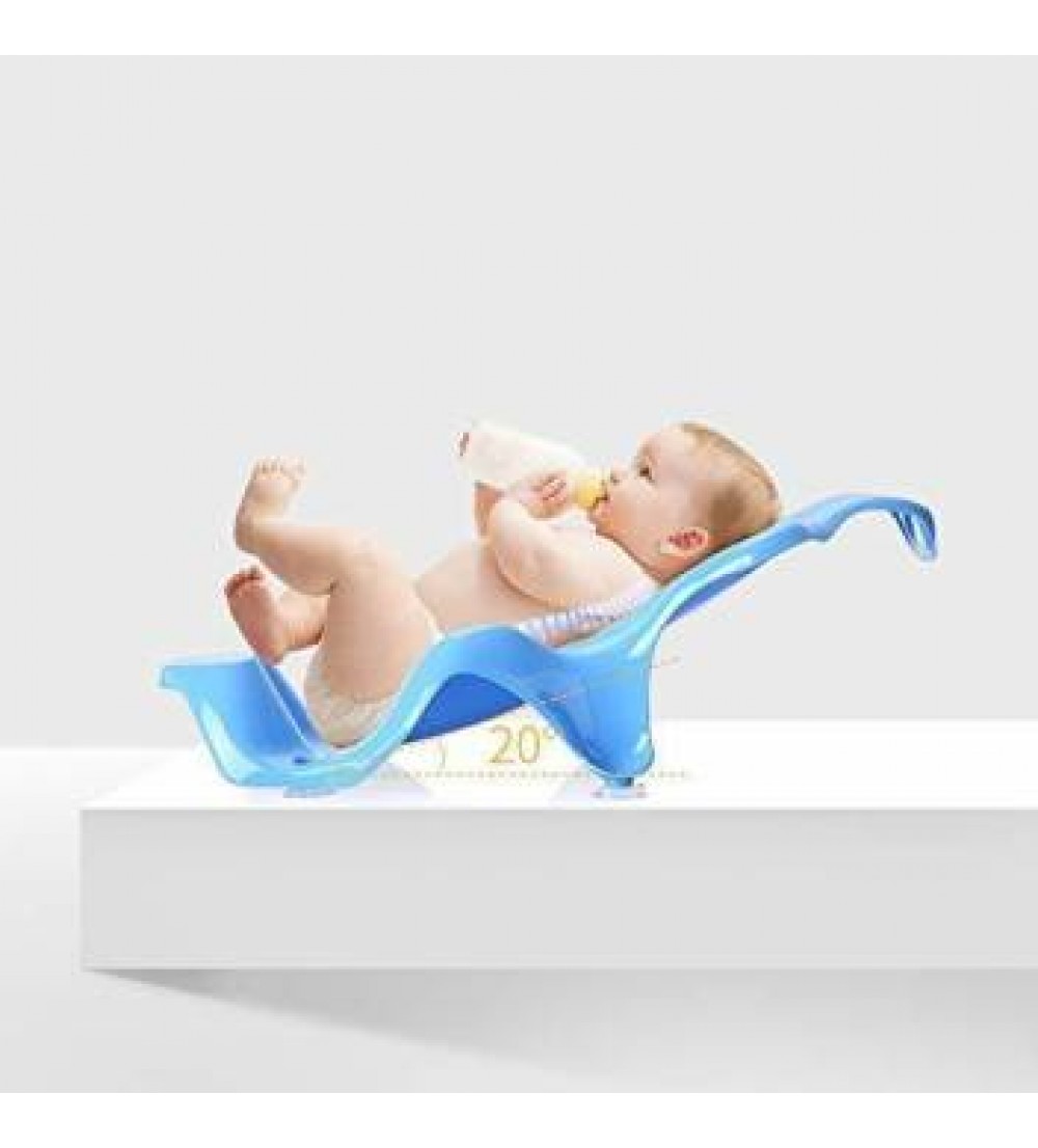 Onpoint Bath Tub and Bath Sling with Anti-Slip Newborn seater Plastic Non-Slip Bathtub Safety Security Shower Bathtub  (Blue)