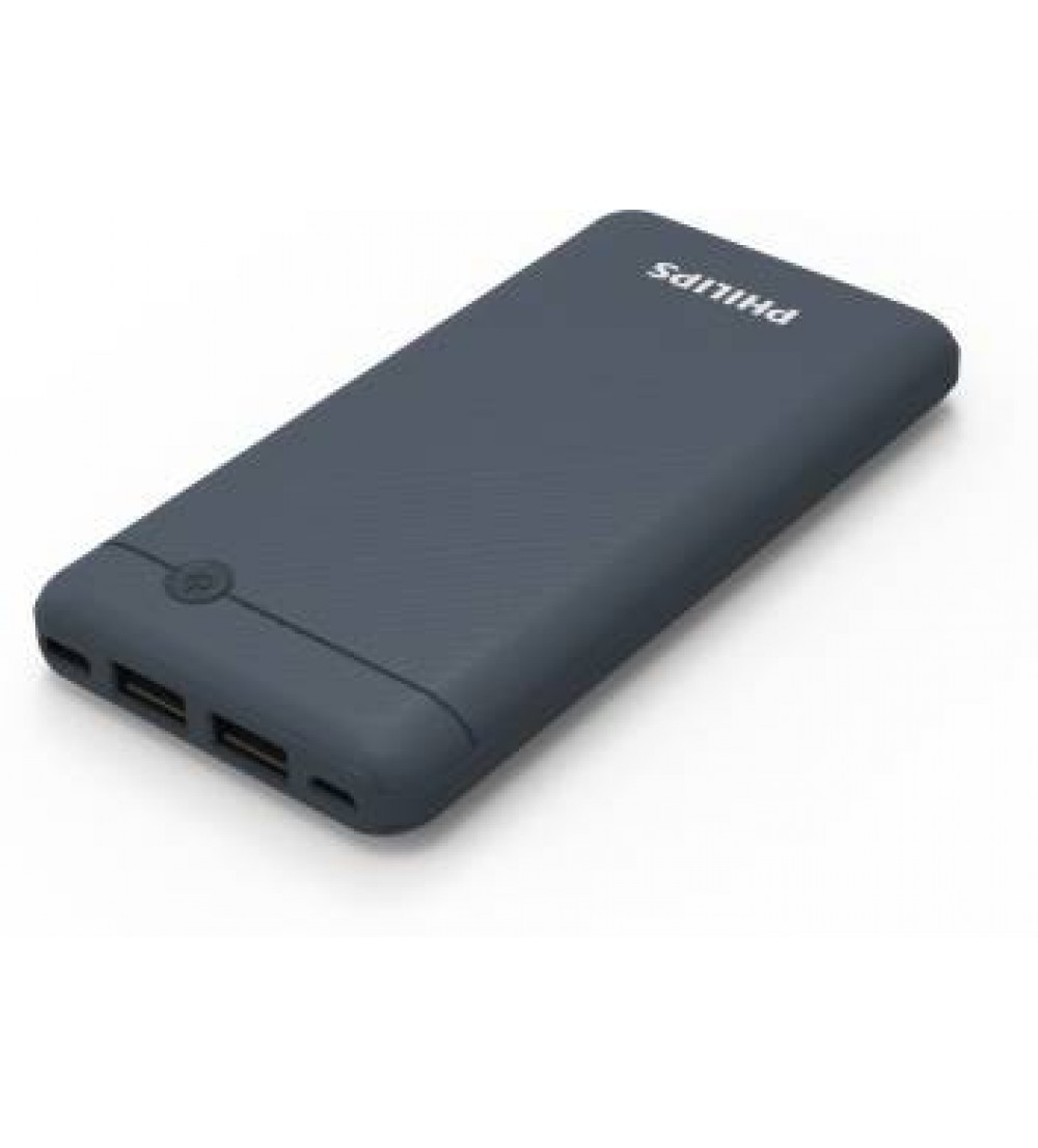 Philips 10000 mAh Power Bank (Fast Charging, 10 W)  (Blue, Lithium Polymer)
