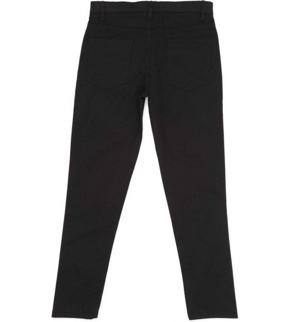 Allen Solly  Regular Fit Boys Black Pure Cotton Trousers