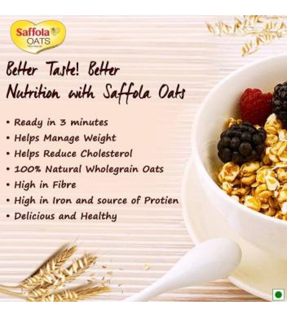 Saffola Oats  (500 g, Pouch)