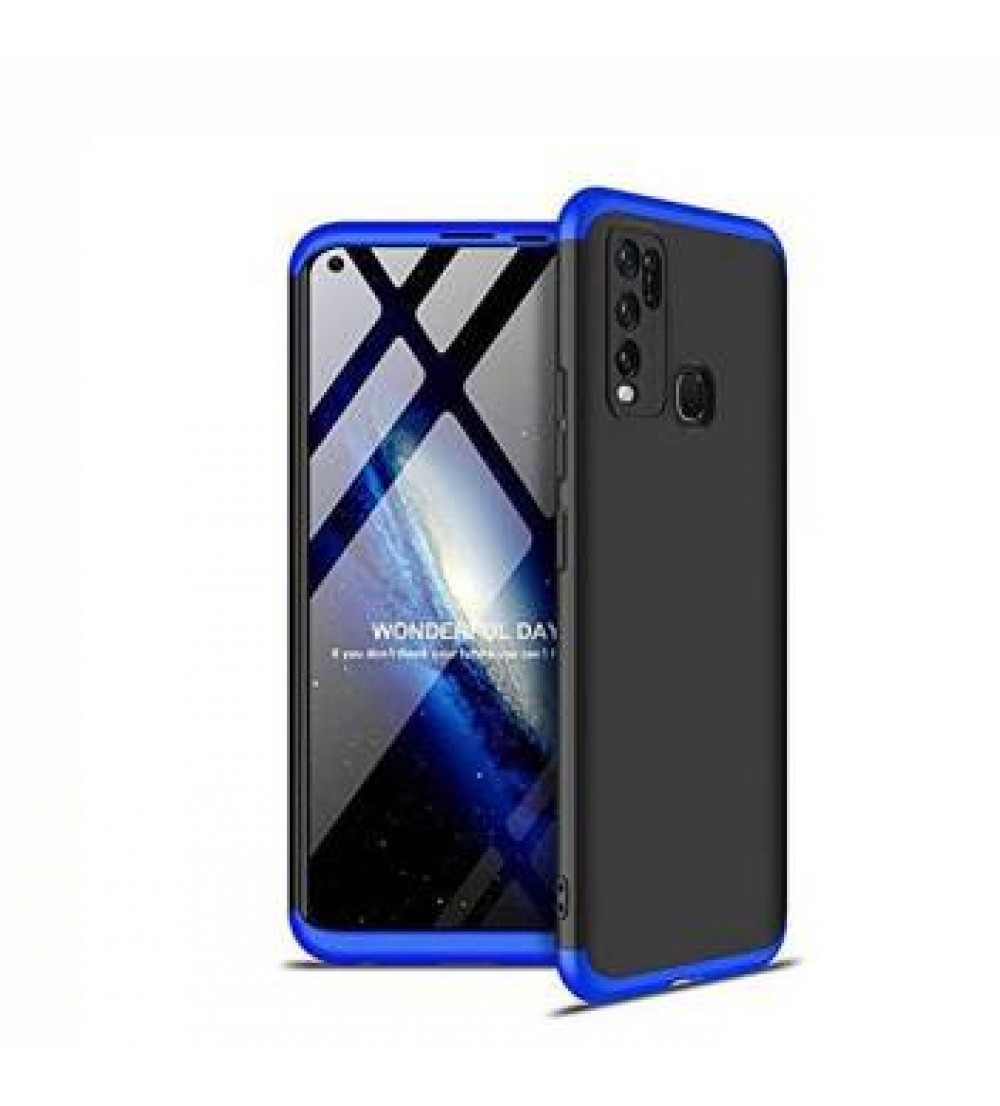 Aspir Back Cover for Vivo Y30  (Blue)