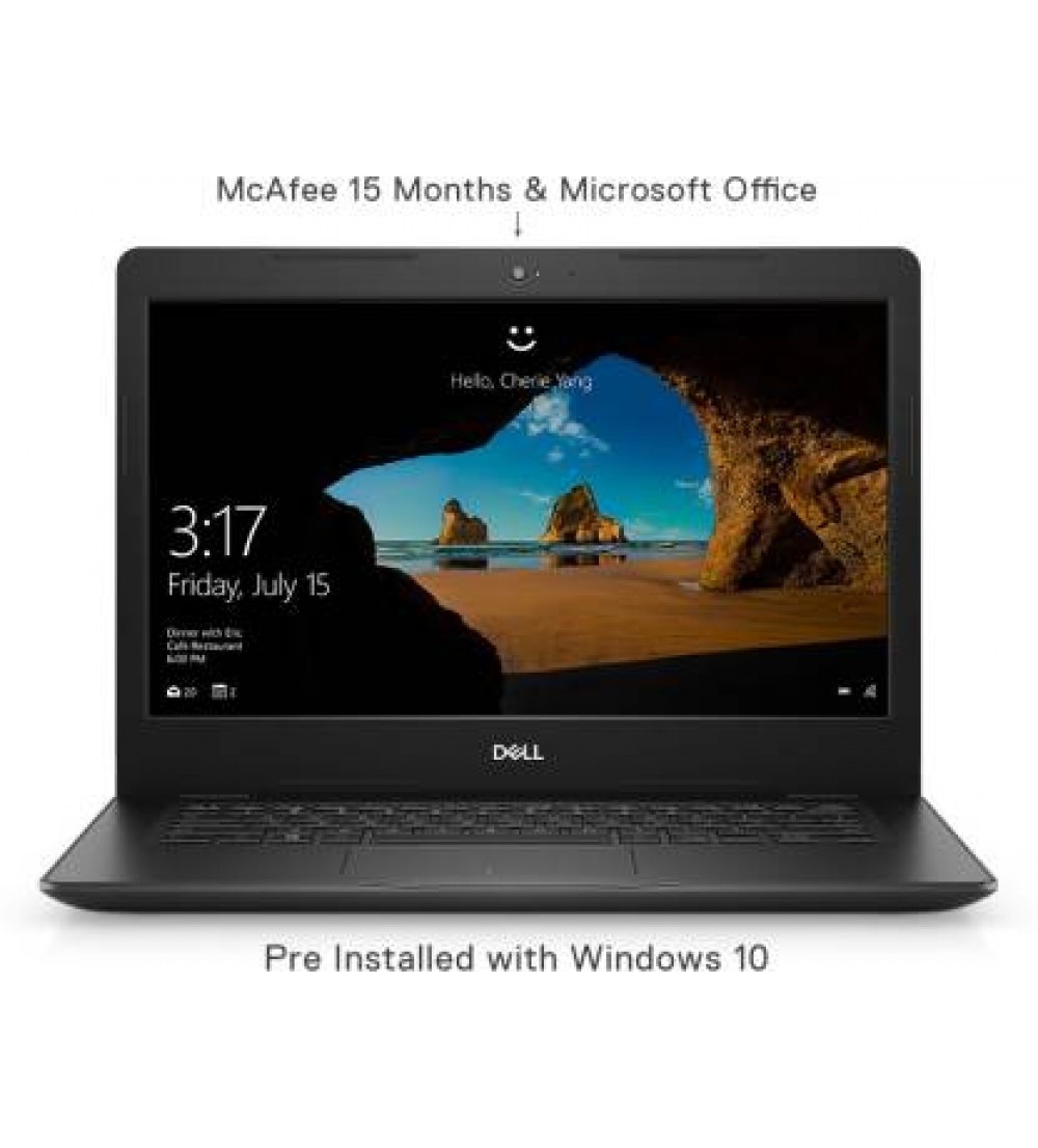 Dell Vostro Core i5 10th Gen - (8 GB/1 TB HDD/256 GB SSD/Windows 10 Home) Vostro 3491 Thin and Light Laptop  (14 inch, Black, 1.66 kg, With MS Office)