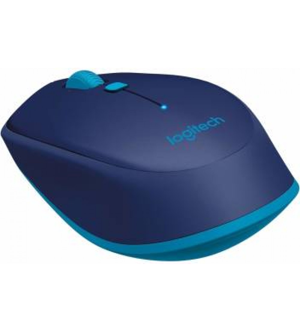 Logitech M337 BLUE Wireless Optical Mouse with Bluetooth  (Blue)