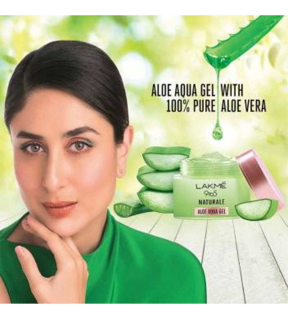 Lakme 9 to 5 Naturale Aloe Aqua Gel Primer - 50 g  (Transparent)