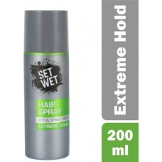 Set Wet Extreme Hold Styling Hair Spray for Men