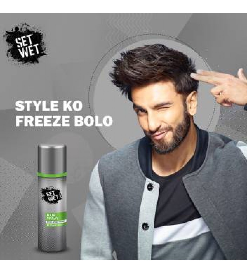Set Wet Extreme Hold Styling Hair Spray for Men
