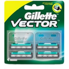 Gillette Vector Cartridge  (Pack of 4)