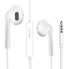 vivo High Bass Earphones Noise Isolating 1101 Wired Headset  (White, In the Ear)